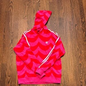 🎈🎈MARIMEKKO Adidas Red and Pink Hoodie